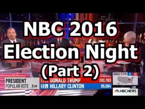 NBC 2016 Election Night (Part 2)