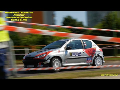 Nepelski Michał / Woźniak Karol - Peugeot 206 - Super Sprint po Pięćdziesiątce Mielec 16-07-2023