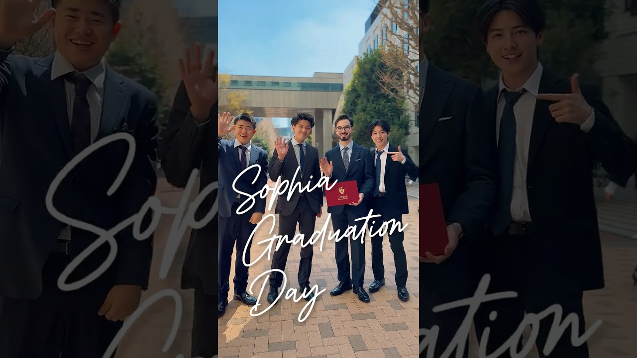 【上智大学】2025年度 学位授与式のキャンパスの様子🎓　#shorts