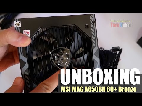 Budget 650W PSU | MSI MAG A650BN Unboxing