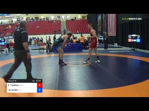 2018 Marine Corps US Open/Senior Men's Greco-Roman 97 Rnd Of 16 - Eric Twohey (MNST) Vs. Blake Smi