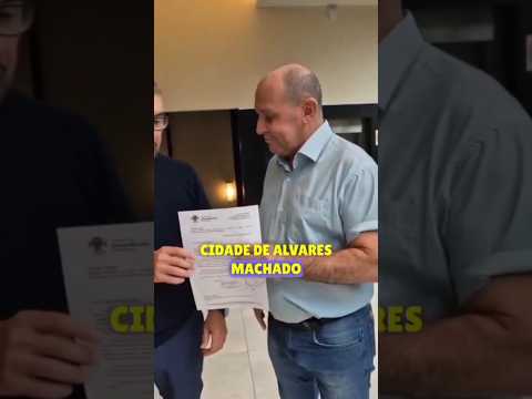 Prefeito Chiquinho de Álvares Machado com Marcelo Strama