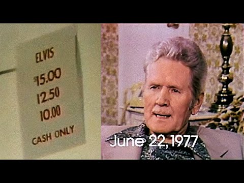 Vernon Presley - Interview June 22, 1977 / Elvis Fans Buying Tickets To His Last Show - June 26,1977