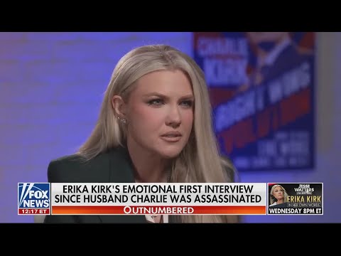 Erika Kirk Sits Down For 1st TV Interview Since Husband's Murder