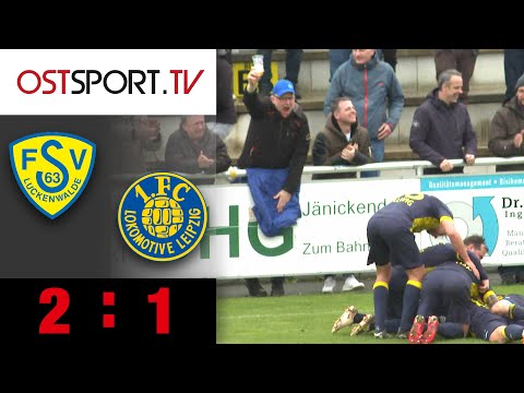 Traumfreistoß besiegelt Lok-Titelträume : Luckenwalde - 1. FC Lok Leipzig 2:1 | Regionalliga Nordost