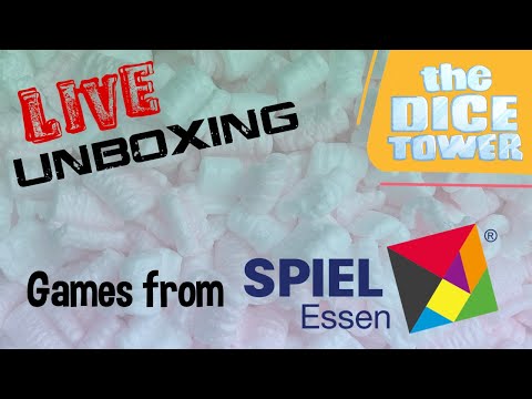 Live Unboxing of SPIEL Essen Games!