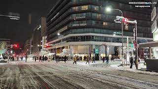 2023/1/24 大雪の日の京都駅