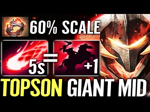 🔥 TOPSON Chaos Knight New MID Hero — Giant Ring + Shard 5sec CD Stun 30.000 Gold Comeback Dota 2 Pro