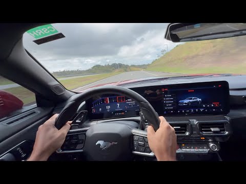 540HP Ford Mustang Stage 2 on the road! - (Accelerating hard!)