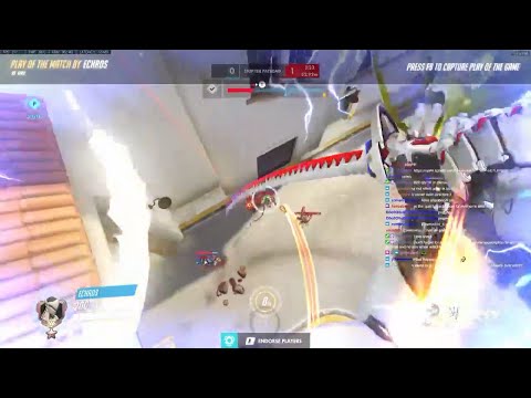 Overwatch Fastest Genji God Necros Showing His Gameplay Skills -POTG-
