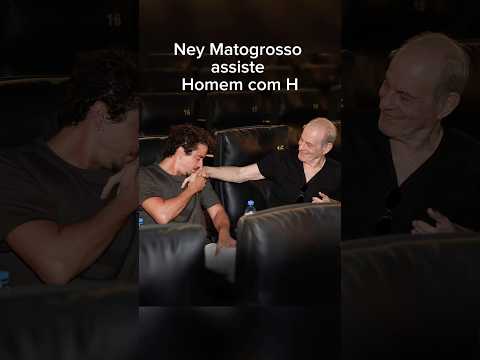 🎬 Ney Matogrosso e Jesuíta Barbosa juntos para assistir, pela primeira vez, Homem com H