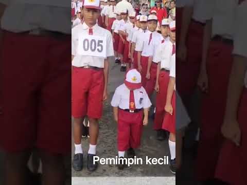 Pemimpin kecil gerak jalan #shorts #subscribe