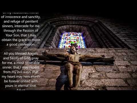 A Prayer Before Reconciliation - Before Confession (Sacrament of Penance).