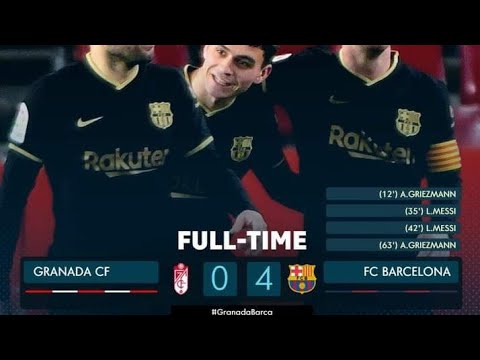 Granada vs Barcelona 4-0 | All Goals And Extended Highlights