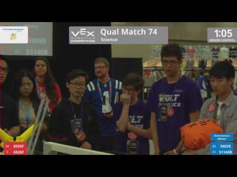 2017 VRC Sci Q74 - 8555F 6526F vs 98898 51140B - 12 to 26