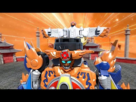 Power Ranger Super Ninja Steel | Batalla Megazord | Episodio 16