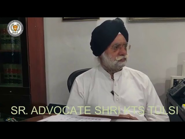 Interview with Former Additional Solicitor General, K.T.S. Tulsi | INBA | VOICE OF LEGAL FRATERNITY