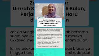 Meski Kelelahan! Zaskia Sungkar Umrah Sambil Hamil 6 Bulan, Perjalanan Penuh Haru dan Tantangan