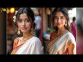 Ai Indian Art Beauty Saree Lookbook Indian Model