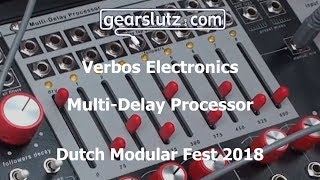Video thumbnail for Verbos Multi-Delay Processor demo @ DMF 2018 by Gearspace Forum
