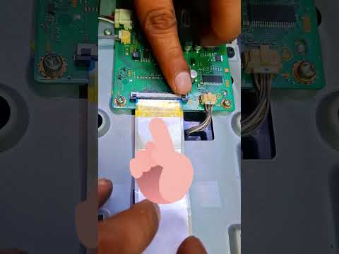 how to remove Sony television lvds cable # How to remove Flat Flexible cable #lvds # LVDS CABLE