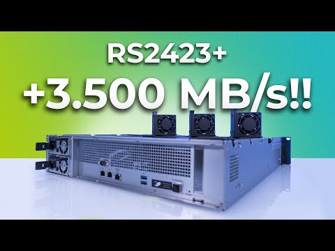 Servidor NAS 10GbE para empresas - Synology RS2423RP+