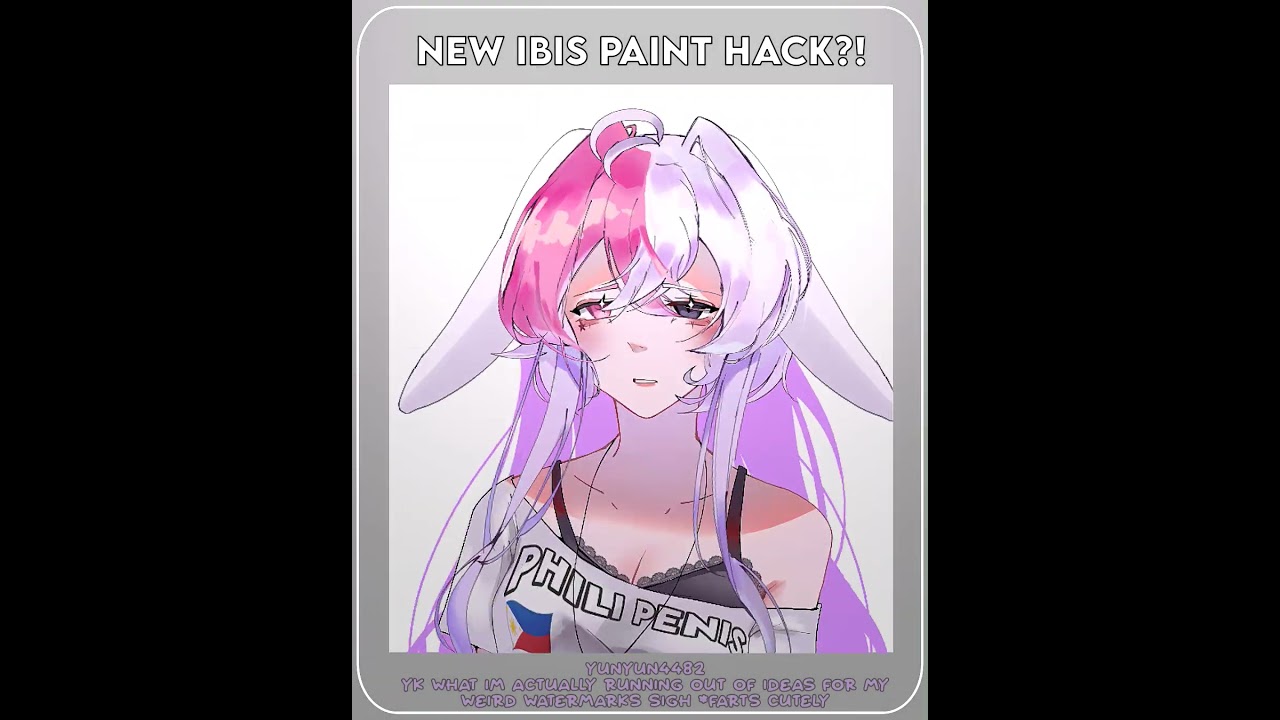 NEW IBIS PAINT HACK?!? 🎨😂✌️ NOT OG #shorts #gacha #viral #drawing #animation #edit