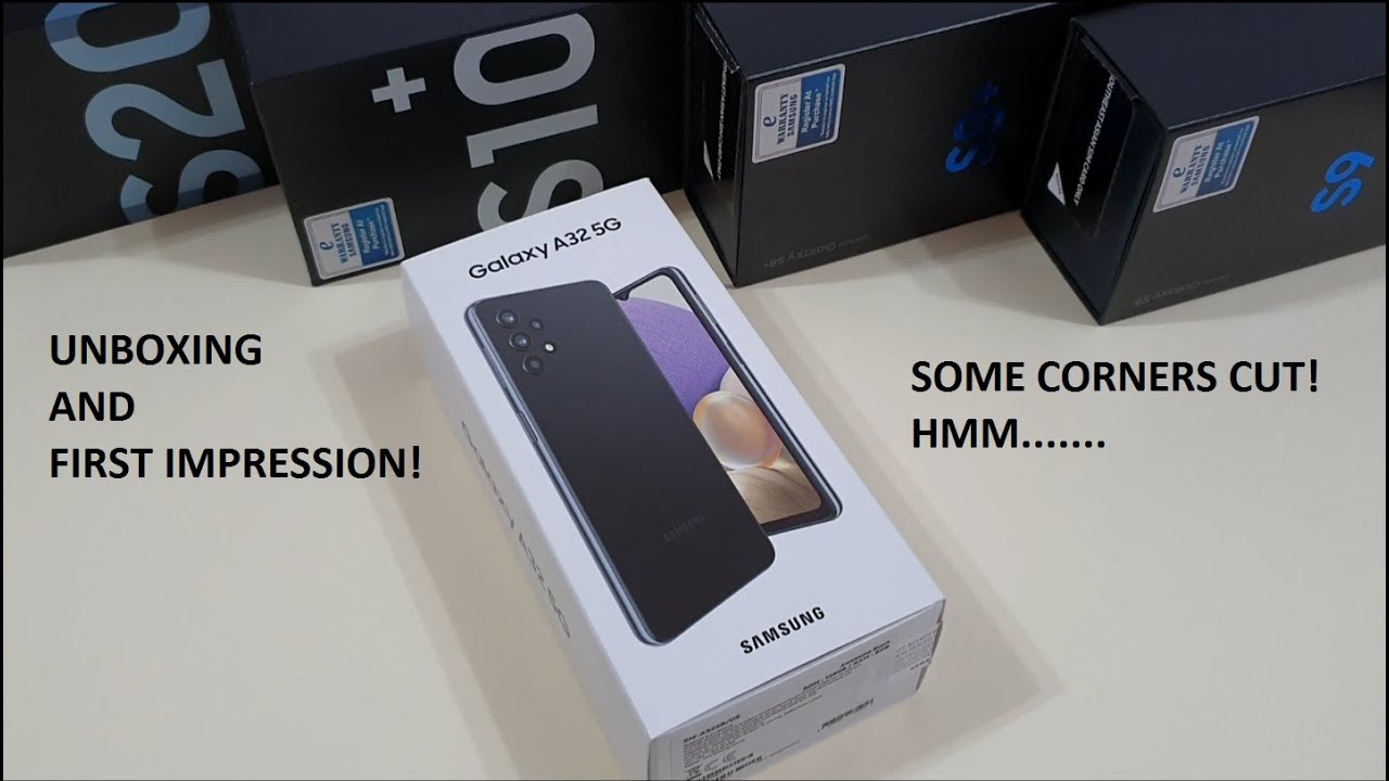 Samsung Galaxy A32 5G - Unboxing And First Impression! Samsung Most Affordable 5G Phone..