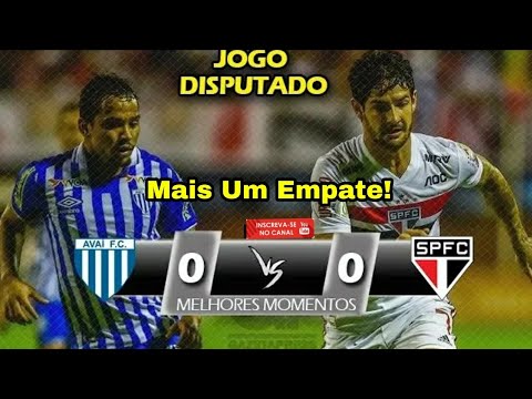 EMPARTE AMARGO!!! Avaí 0 x 0 São Paulo | Melhores Momentos - Brasileirão serie A • 2019