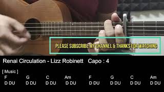 Download lagu Renai Circulation - Lizz Robinett (English Cover) Ukulele Tutorial with Chords / Lyrics mp3