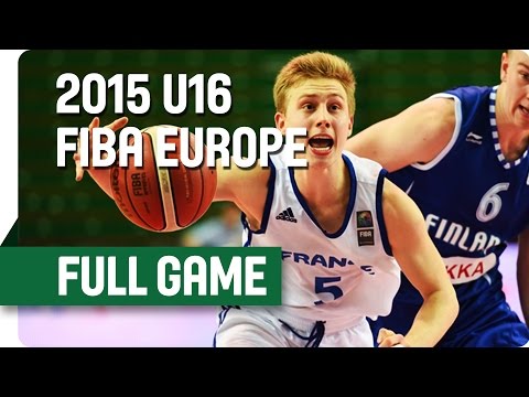 France v Finland – Game for 5th - Full Game - 2015 U16 European Championship Men