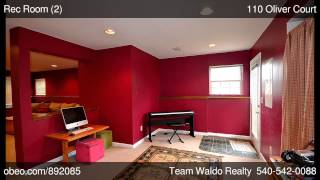 preview picture of video '110 Oliver Court Purcellville VA 20132 - Team Waldo Realty - Obeo Virtual Tour 892085'