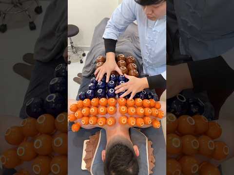 [ASMR] He said He enjoys the sound when I remove each cup #asmr #cuppingtherapy #massage #relax