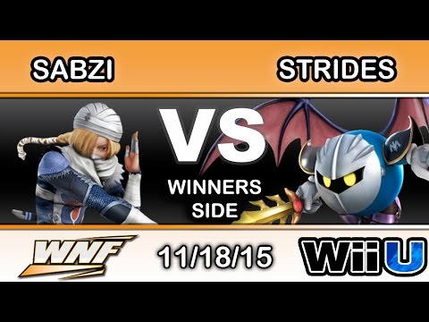 WNF S4E5 – Sabzi (Sheik) Vs. Strides (Meta Knight) Winners Side - Smash Wii U