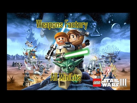 LEGO Star Wars III: The Clone Wars - Weapons Factory (All Minikits)