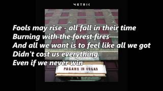 Metric - Other Side (with lyrics)