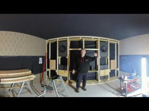 Wie entsteht das 1. Heimkino im Jahr 2023? Wir sind vor Ort und zeigen es euch in 360 Grad 4k.