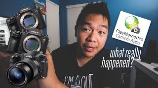 Why is the PlayMemories App Missing in the Sony a9, a7RIII, and RX10IV?