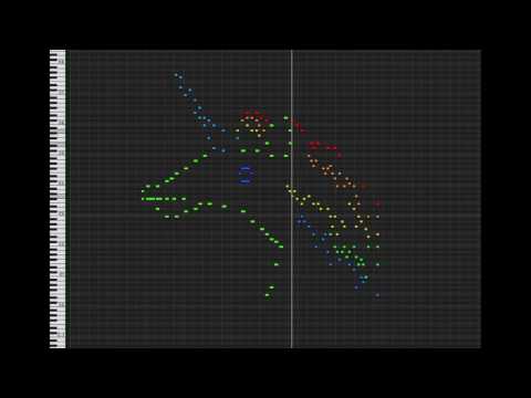 MIDI drawing No. #7 MIDI Unicorn - tribute to Andrew Huang
