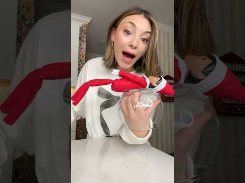 You can’t touch the elf on the shelf so I did this! 👀😳🤫 #christmas