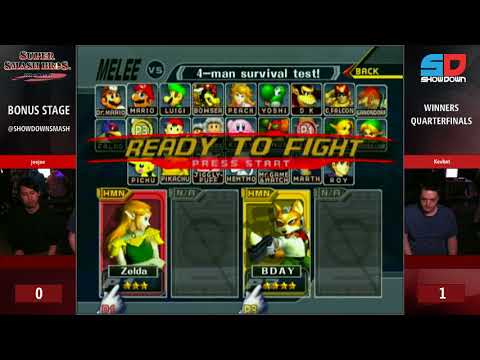 Bonus Stage: Super Smash Bros Melee - Winners Quarters - joejoe vs Kevbot