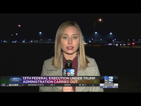 Final federal execution under Trump administration carried out