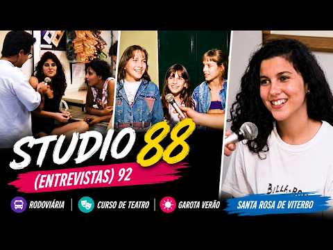 🎥STUDIO 88 (entrevistas/Parte 2) 1992 | Memórias de Santa Rosa🌹