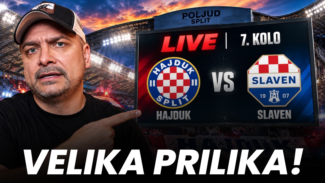 HAJDUK vs SLAVEN 1:0! HAJDUK PREUZEO VRH!
