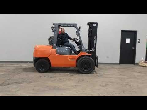 2007 Toyota 7FGU45 10000lb Pneumatic LPG Forklift STK 6982