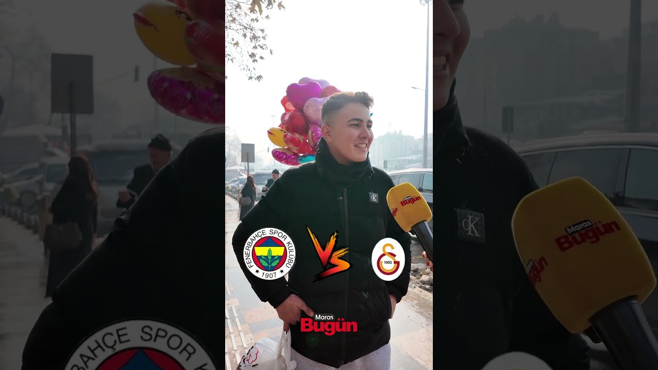 Kahramanmaraş'ta sokak röportajlarında Galatasaray tahminleri tutmadı