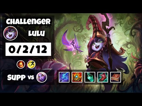 Lulu vs Soraka BR Challenger SUPPORT (0/2/12) - v11.8