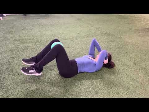 Bender ball elbow- knee crunch 