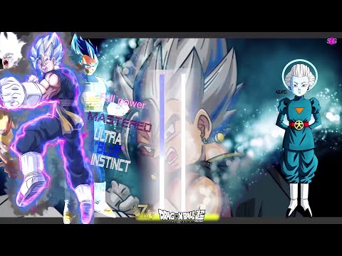Vegito Mastered Ultra Blue Instinct vs Daishinkan - Power Levels
