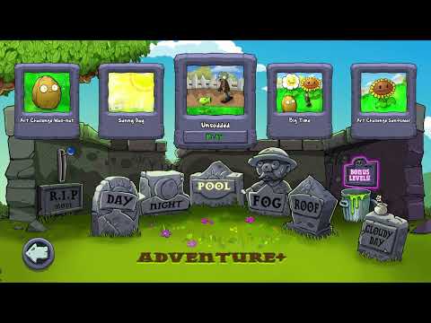 Plants vs Zombies Replanted All Hidden Mini Games Levels